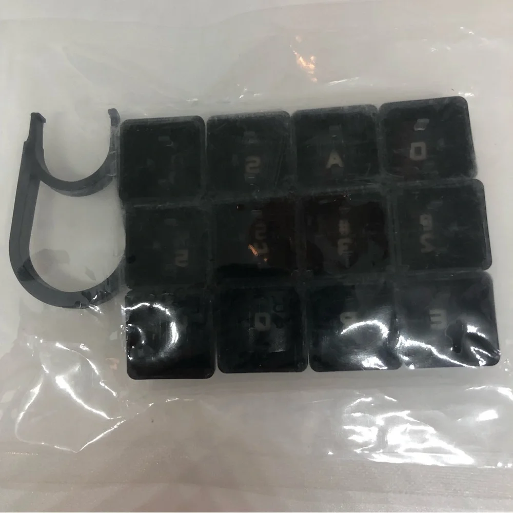 NWT LUO Keycaps for Logitech Keyboard Translucent G910 G810 Pro G413 G613